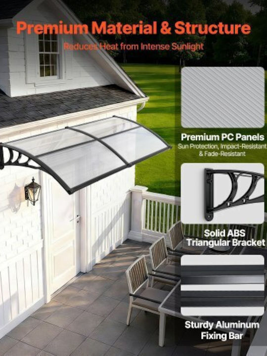 Vevor Polycarbonat Panel Decke P198.12xB96.52cm