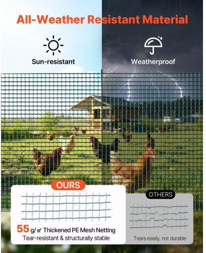Vevor Drahtzaun Grünes 1,2x15m