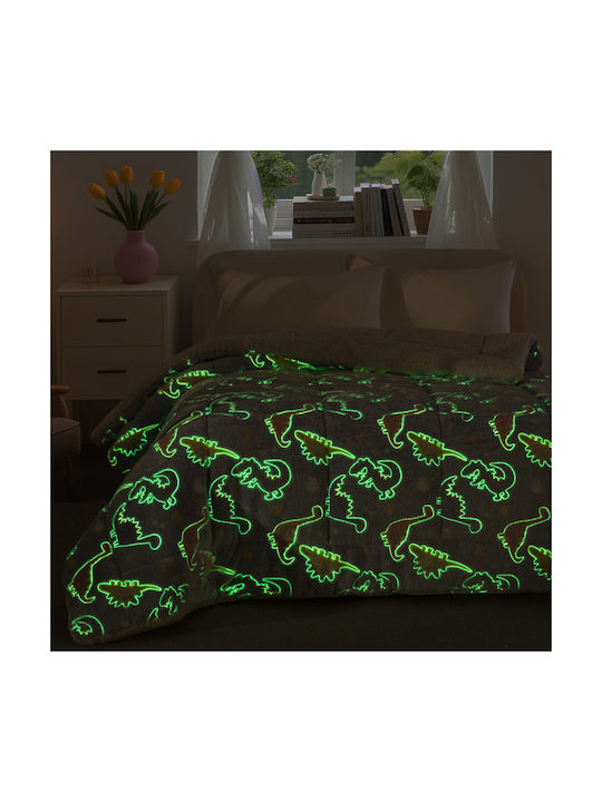 Κουβέρτα Fleece Φωσφορίζουσα Φωσφοριζέ 220x160εκ.