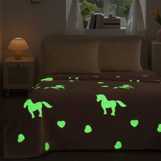 Fleece Fluorescent Blanket Fluorescent 220x160cm
