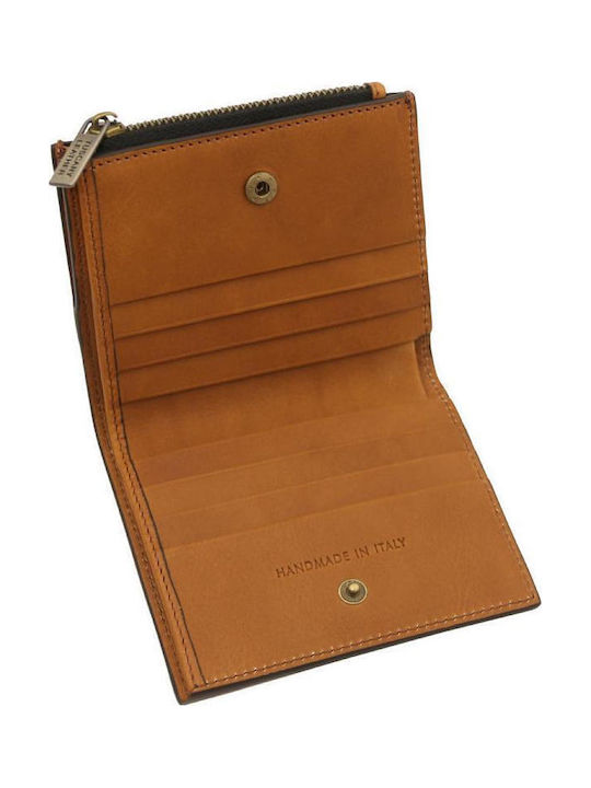 Leather Men's Wallet Tabac Brown