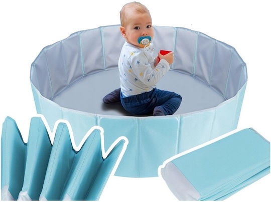 Children's Round Inflatable Swimming Pool 100x30cm Blue