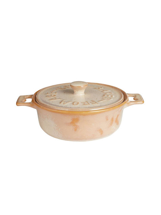 Butlers Round Heat-Resistant Ceramic Cookware with Lid 23cm