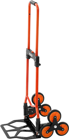 Vevor Collapsible Transport Trolley for Load Weight up to 54kg in Gray Color