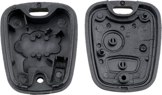 Car Key Shell with 2 Buttons for Citroen / Peugeot
