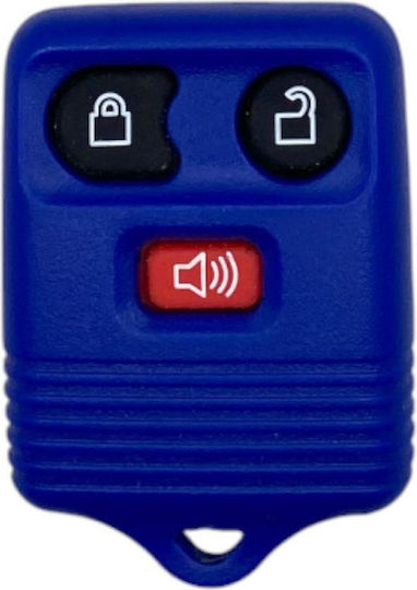 Car Key Shell with Blade with 3 Buttons for Ford