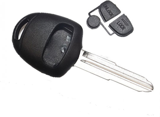 Carcasă cheie auto cu lamă cu 2 butoane pentru Mitsubishi 2 Buton