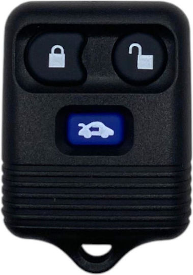 Car Key Shell with Blade with 3 Buttons for Ford