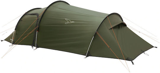 Easy Camp Σκηνή Camping Τούνελ Πράσινη 4 Εποχών για 3 Άτομα 385x180εκ.