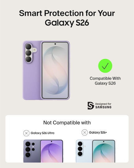 Belkin Sheerforce Back Cover Λιλά (Galaxy S26)