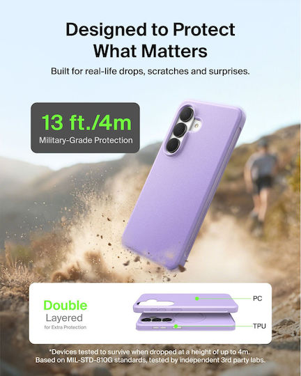 Belkin Sheerforce Back Cover Λιλά (Galaxy S26)