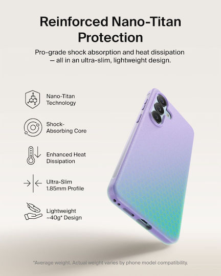 Belkin Sheerforce Back Cover Λιλά (Galaxy S26+)