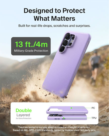 Belkin Sheerforce Back Cover Lilac Galaxy S26
