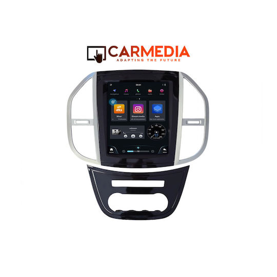 Carmedia Ηχοσύστημα Αυτοκινήτου για Mercedes-Benz Vito / Viano 2015 (Bluetooth/USB/WiFi/GPS/Apple-Carplay/Android-Auto) με Οθόνη Αφής 9.7"