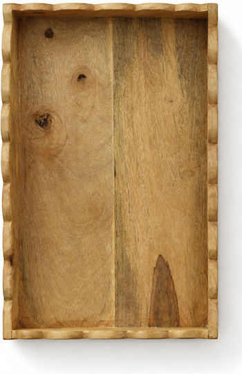 Kaemingk Wooden Serving Tray 40.5x25x5.5cm