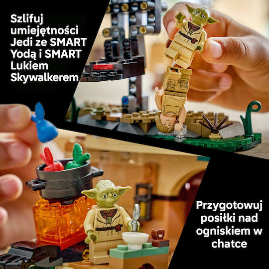 LEGO Star Wars Coliba Lui Yoda și Antrenament Jedi pentru 8+ Ani 440 Bucăți
