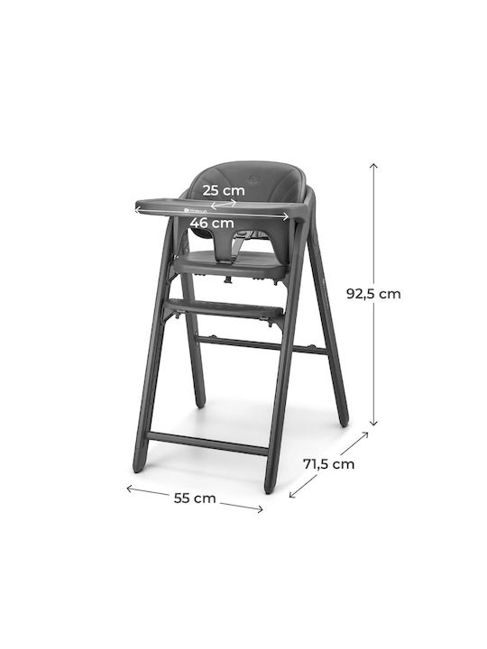 Kinderkraft Tino Baby Highchair Gray