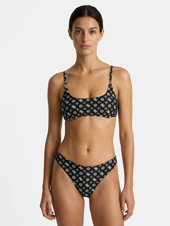 Bikini Μπουστάκι με Ενίσχυση Μαύρο
