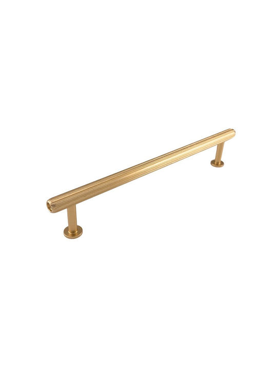 Viefe Mâner Pentru Mobilier Din Metal Brushed Brass 291mm (Centrele Găurilor 320mm) 0621320L291
