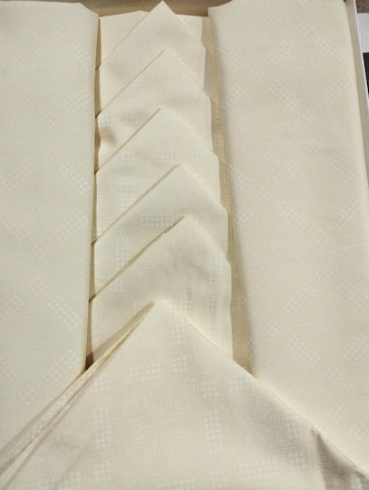 Set Față De Masă Ecrou 160x270cm
