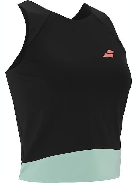 Women's Sleeveless Black Blouse