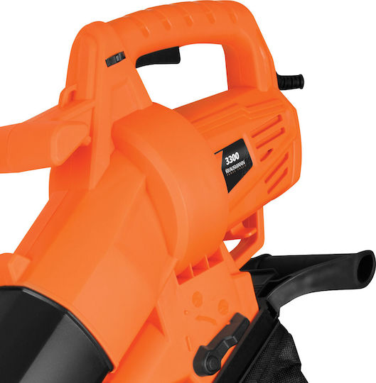 Krausmann 3300 Blower / Vacuum Handheld Electric 3500W with Volume Control & Maximum Air Speed 270km/h