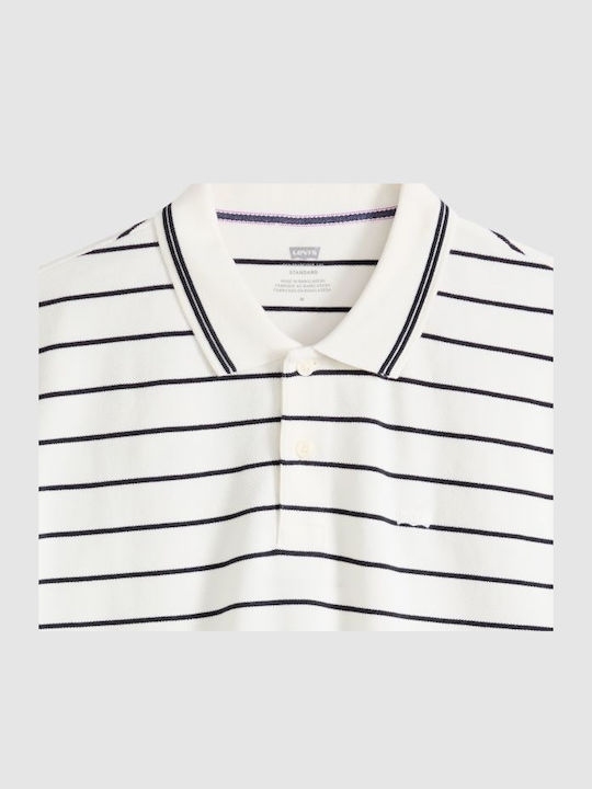 Polo Herrenbluse Kurzarm Weiß