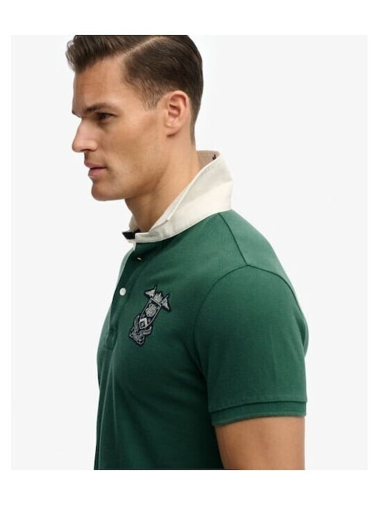 Superdry Polo Μπλούζα Hunter-green
