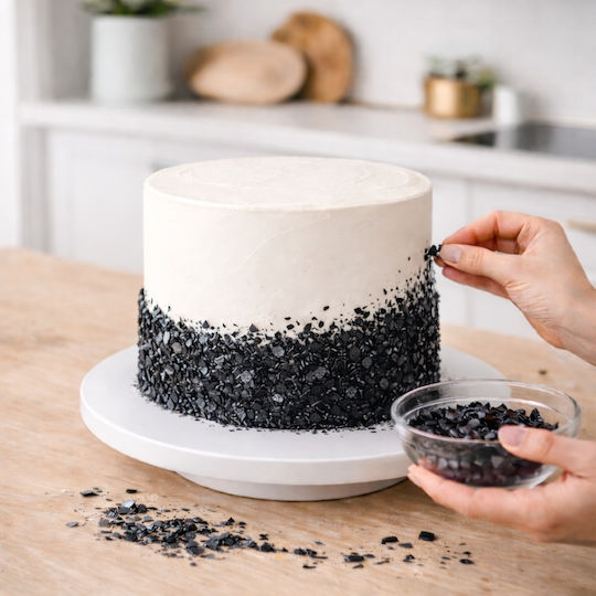 Lumea Essbare Kuchendekorationen Sprinkles Schwarze 15g LESF-001