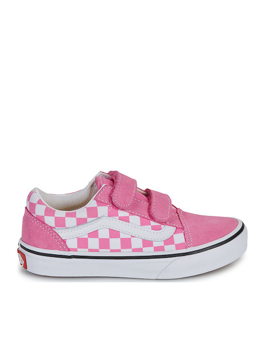 Old Skool V Color Theory Adidași Copii Cu Închidere Hoop & Loop Roz
