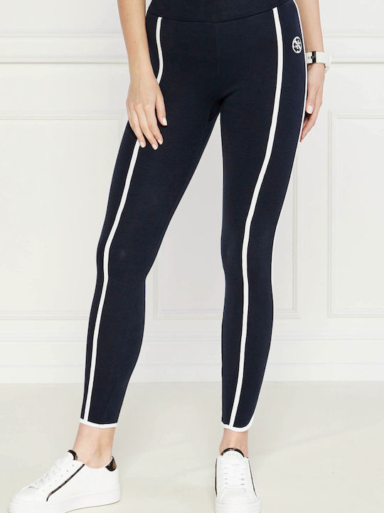 Damen Leggings Hohe Taille Marineblau