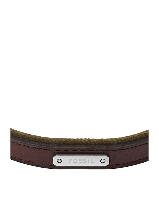 Fossil Women's Leather Bracelet 24cm Fossil Women's Leather Bracelet 24cm