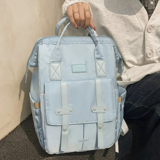 Zola Wickeltasche Rucksack Blau 40x30x15cm
