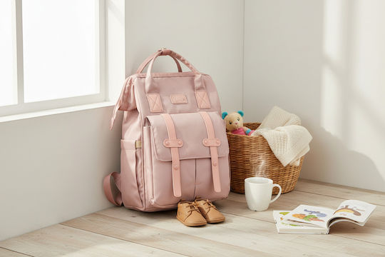 Geantă-Alaieră Tip Rucsac Roz 40x30x15cm