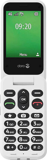 Doro Leva E22 Single SIM Κινητό με Κουμπιά redwhite