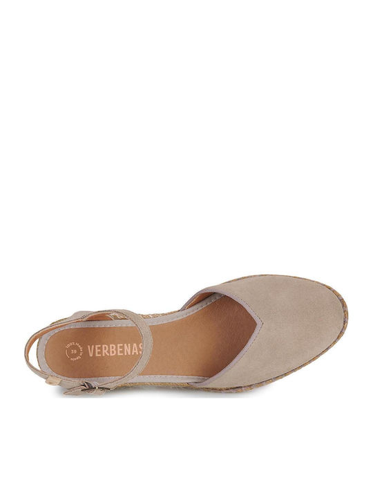 Serraje Women's Platforms in Espadrille Style Beige