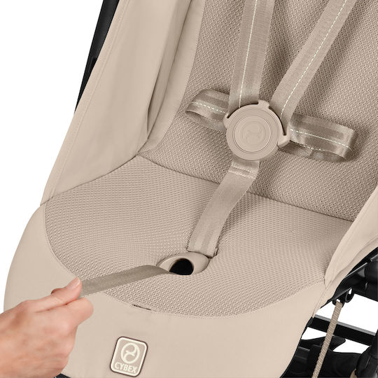 Cybex Orfeo Baby Stroller Suitable for Newborn Almond Beige / Taupe Frame 6.3kg