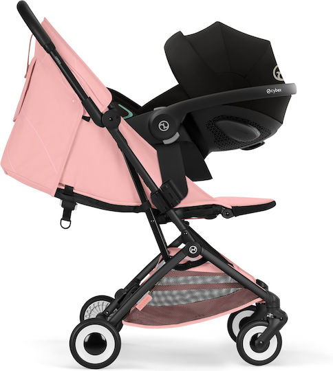Cybex Orfeo Καρότσι Μωρού Kατάλληλο για Nεογέννητο Pink / Black Frame 6.3kg