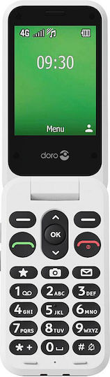 Doro Leva E30 Single SIM Κινητό με Κουμπιά redwhite