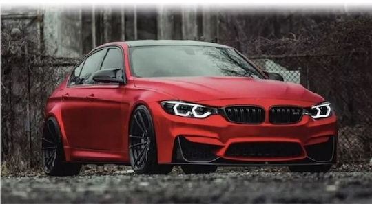 Капаци За Огледала В Стил Batman Двойни Бъбрековидни Решетки Подходящи За BMW Серия 4 F32 F33 F36 2013-2017 Черен Гланц