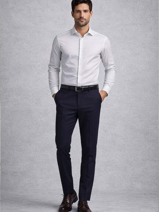 H Joe Long Sleeve Shirt in Regular Fit White
