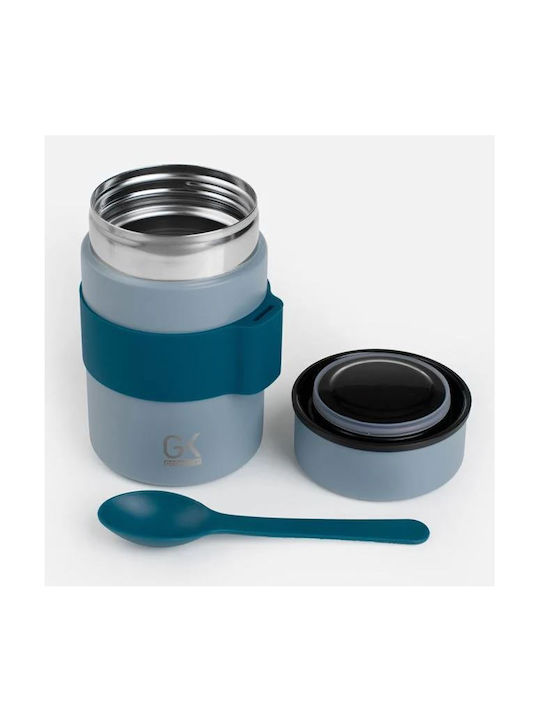Lunch Box Inox Thermo Blue 450ml
