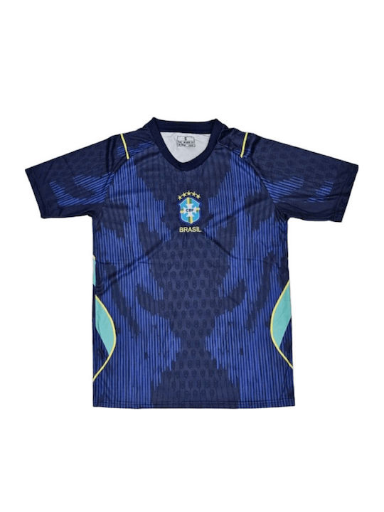 Echipament De Fotbal Naționala Braziliei 2026 Mundial 2026 Albastru Balón De Oro Unisex Blue Ab148