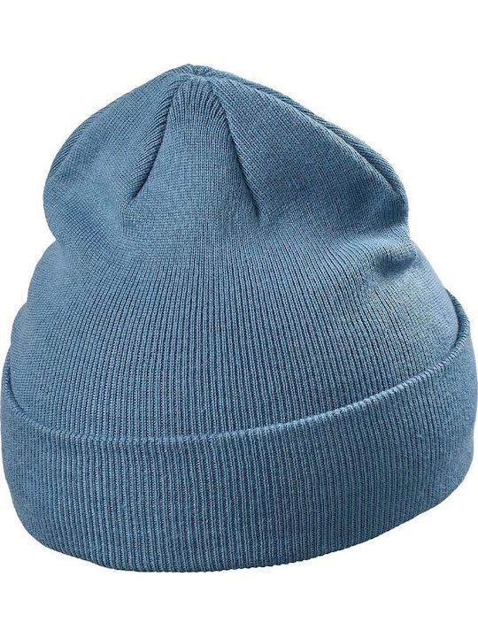 Beanie Unisex Σκούφος Πλεκτός σε Γαλάζιο χρώμα