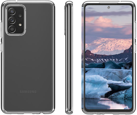 dbramante1928 Silicone Transparent Back Cover Galaxy A52 / A52s