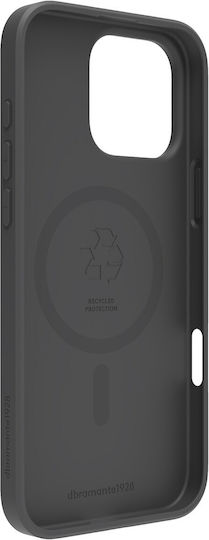 dbramante1928 Greenland Back Cover Husa Telefon Plastic Negru iPhone 16 Pro Max