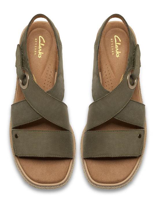 Sun Damenplattformen Khaki