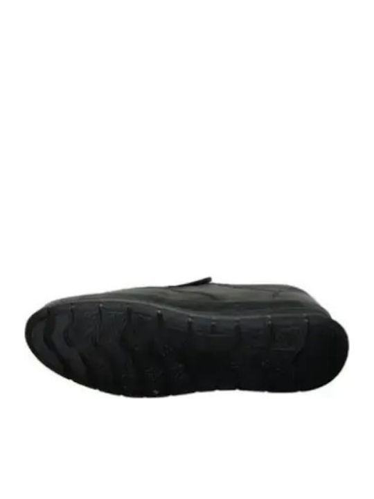Δερμάτινα Ανδρικά Loafers σε Μαύρο Χρώμα