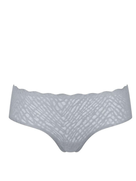 Feel Bliss Hipster Women's Slip Seamless With Lace Gray