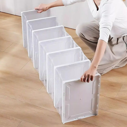Plastic Shoe Storage Case 110x25.5x110cm